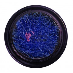 Fire din matase subtiri pentru decor unghii LSM06 Indigo